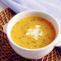  Суп-пюре из моркови с зеленым луком