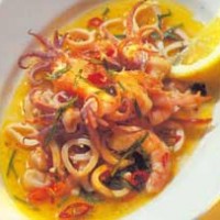 Салат из морепродуктов Салат из морепродуктов