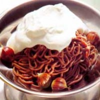 Пюре из каштанов со сливками Пюре из каштанов со сливками