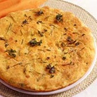 Картофельная пицца с травами Картофельная пицца с травами