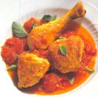 Рагу из курицы с помидорами Рагу из курицы с помидорами