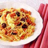 Рецепты: Тальолини с панчеттой и оливками