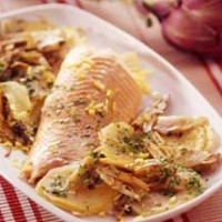 Рецепты: Форель с картофелем и артишоками Рецепты: Форель с картофелем и артишоками