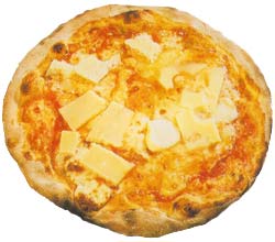 Пицца с четырьмя сортами сыра