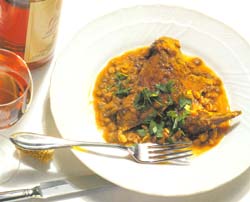 Куропатки с чечевицей Куропатки с чечевицей