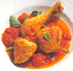 Рагу из курицы с помидорами Рагу из курицы с помидорами